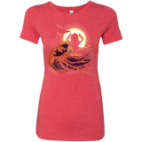 T-Shirts Vintage Red / Small Surfing With The Alien Women's Triblend T-Shirt