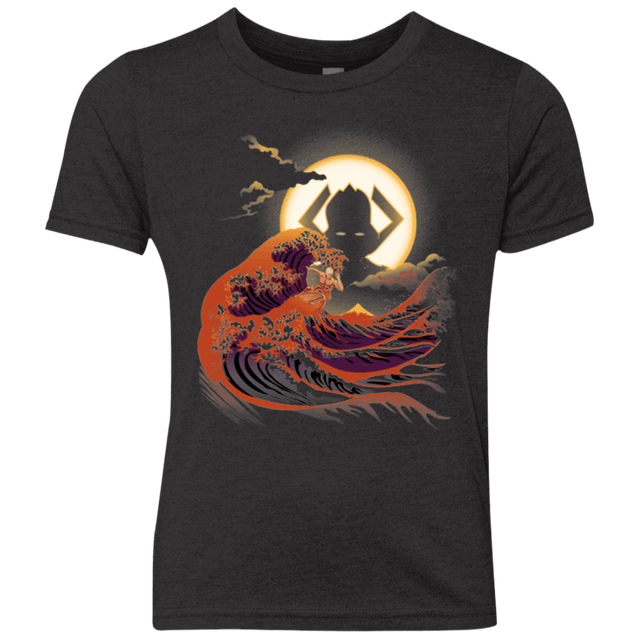 T-Shirts Vintage Black / YXS Surfing With The Alien Youth Triblend T-Shirt