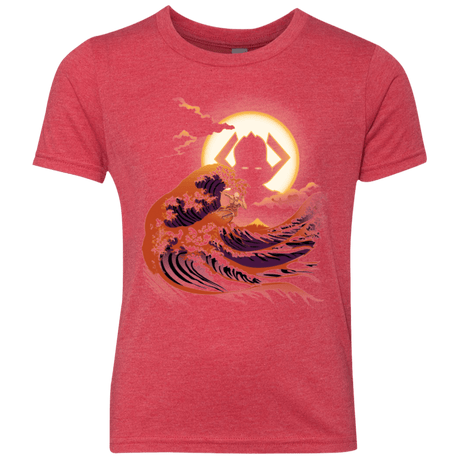 T-Shirts Vintage Red / YXS Surfing With The Alien Youth Triblend T-Shirt