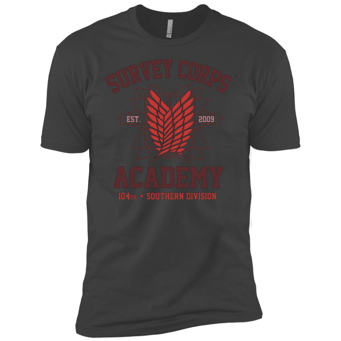 T-Shirts Heavy Metal / YXS Survey Corps Academy Boys Premium T-Shirt