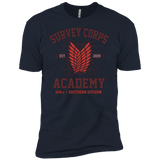 T-Shirts Midnight Navy / YXS Survey Corps Academy Boys Premium T-Shirt