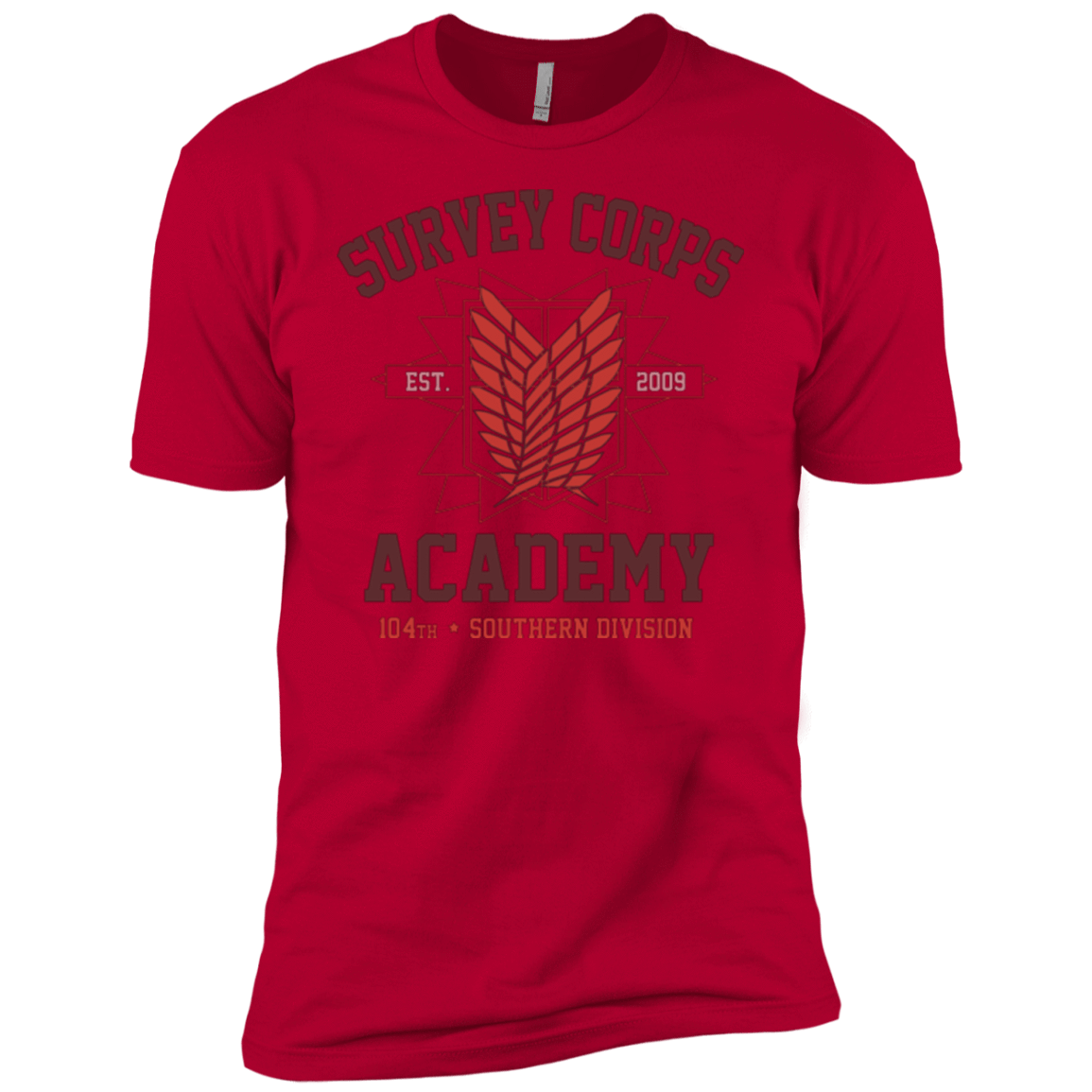 T-Shirts Red / YXS Survey Corps Academy Boys Premium T-Shirt