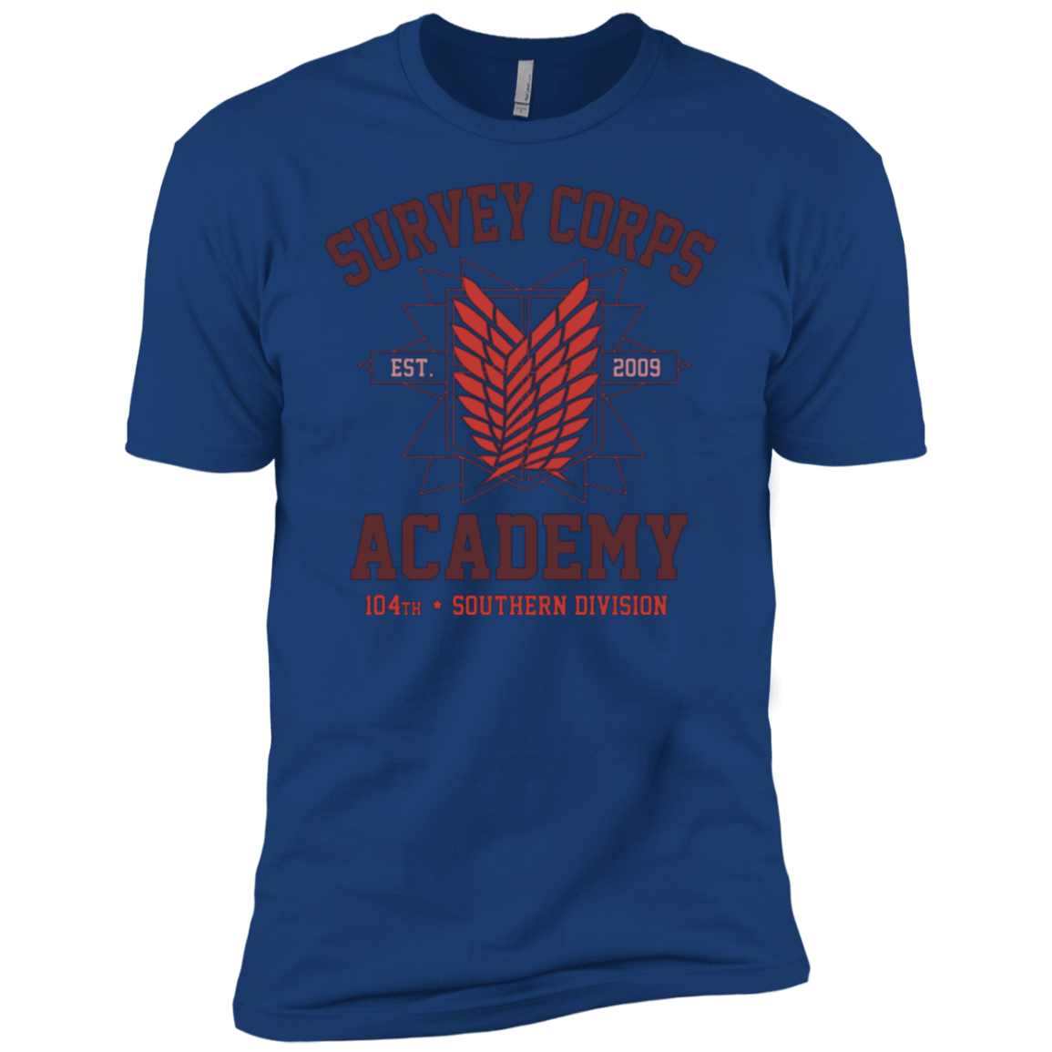 T-Shirts Royal / YXS Survey Corps Academy Boys Premium T-Shirt