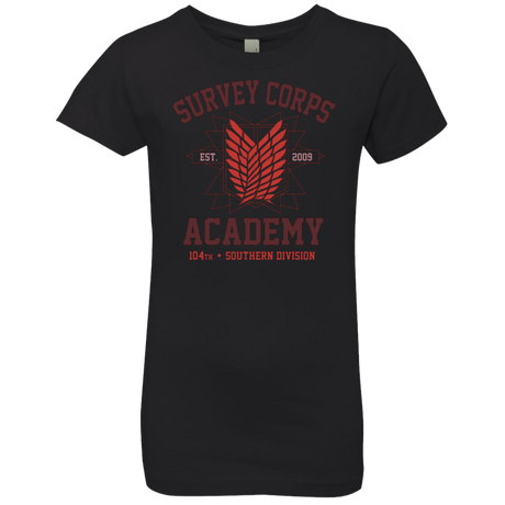 T-Shirts Black / YXS Survey Corps Academy Girls Premium T-Shirt