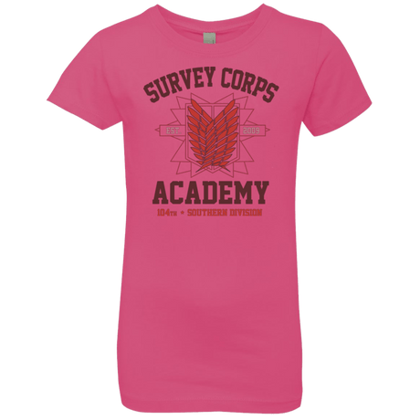 T-Shirts Hot Pink / YXS Survey Corps Academy Girls Premium T-Shirt