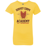 T-Shirts Vibrant Yellow / YXS Survey Corps Academy Girls Premium T-Shirt