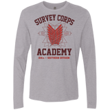 T-Shirts Heather Grey / Small Survey Corps Academy Men's Premium Long Sleeve