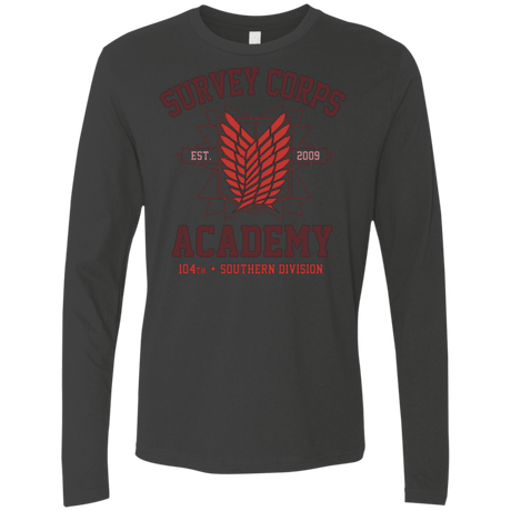 T-Shirts Heavy Metal / Small Survey Corps Academy Men's Premium Long Sleeve
