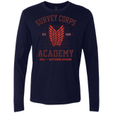 T-Shirts Midnight Navy / Small Survey Corps Academy Men's Premium Long Sleeve