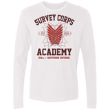 T-Shirts White / Small Survey Corps Academy Men's Premium Long Sleeve
