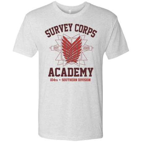 T-Shirts Heather White / Small Survey Corps Academy Men's Triblend T-Shirt