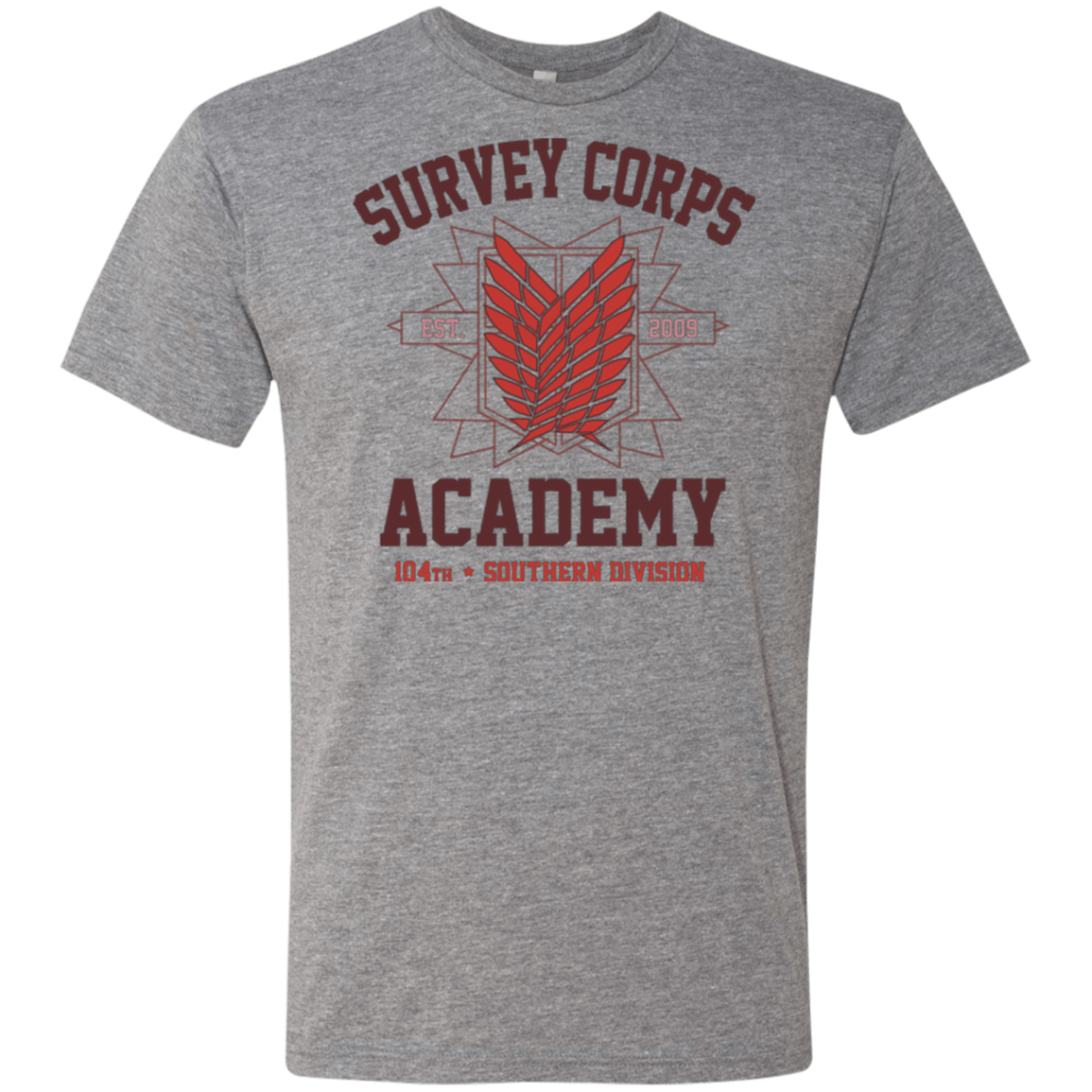 T-Shirts Premium Heather / Small Survey Corps Academy Men's Triblend T-Shirt