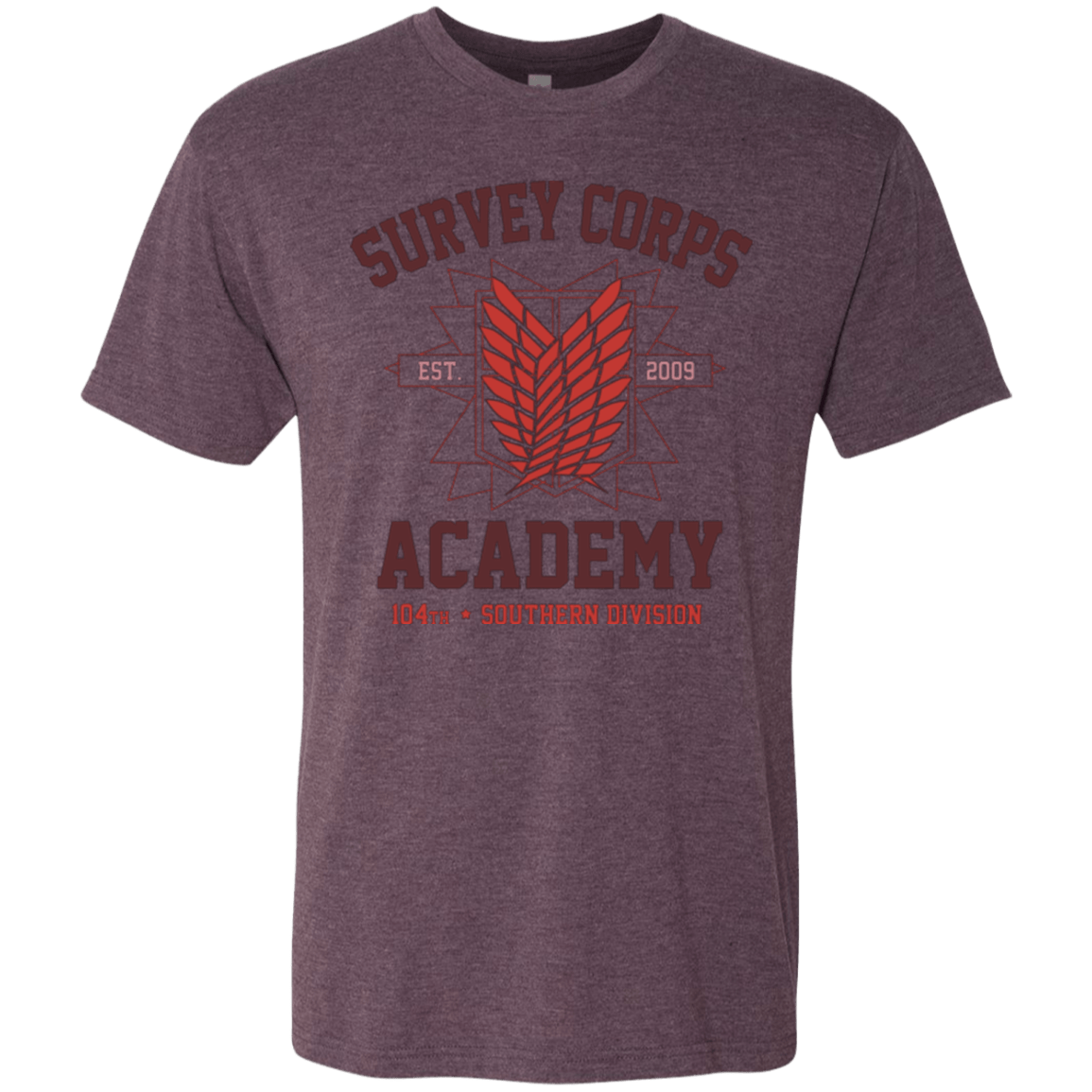 T-Shirts Vintage Purple / Small Survey Corps Academy Men's Triblend T-Shirt