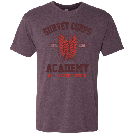 T-Shirts Vintage Purple / Small Survey Corps Academy Men's Triblend T-Shirt