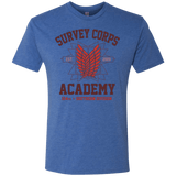 T-Shirts Vintage Royal / Small Survey Corps Academy Men's Triblend T-Shirt