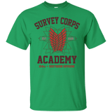 T-Shirts Irish Green / Small Survey Corps Academy T-Shirt
