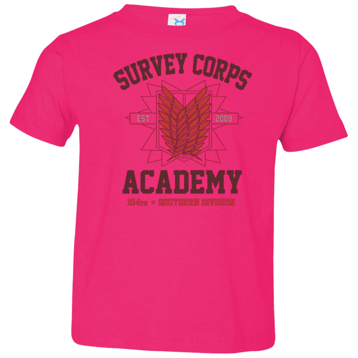 T-Shirts Hot Pink / 2T Survey Corps Academy Toddler Premium T-Shirt