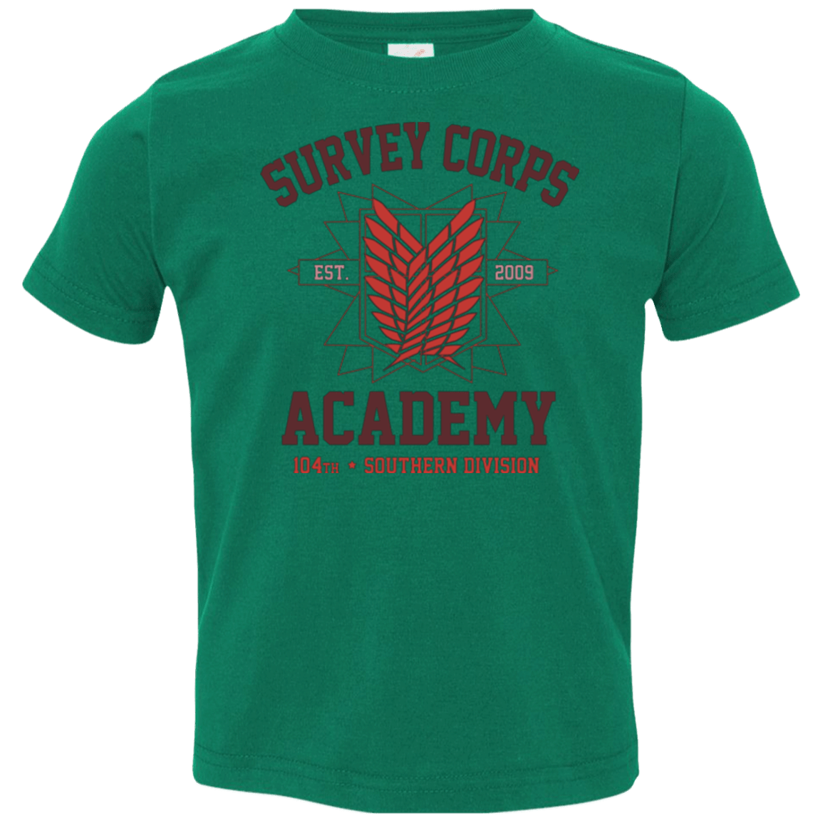 T-Shirts Kelly / 2T Survey Corps Academy Toddler Premium T-Shirt