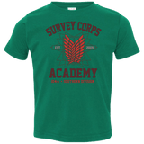 T-Shirts Kelly / 2T Survey Corps Academy Toddler Premium T-Shirt