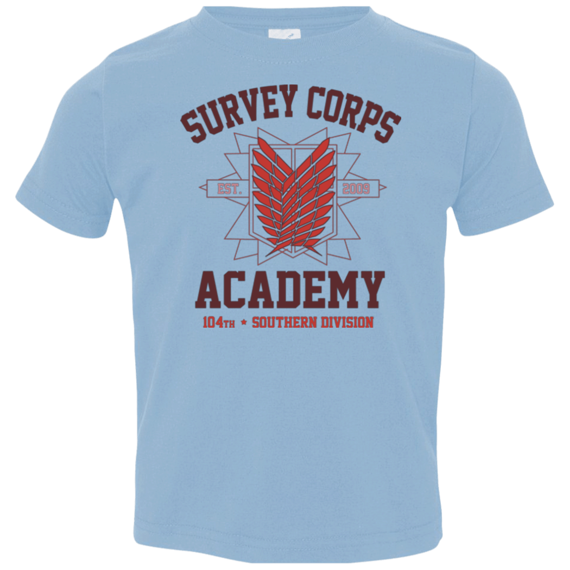 T-Shirts Light Blue / 2T Survey Corps Academy Toddler Premium T-Shirt