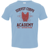 T-Shirts Light Blue / 2T Survey Corps Academy Toddler Premium T-Shirt