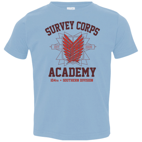 T-Shirts Light Blue / 2T Survey Corps Academy Toddler Premium T-Shirt