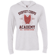 T-Shirts Heather White / X-Small Survey Corps Academy Triblend Long Sleeve Hoodie Tee