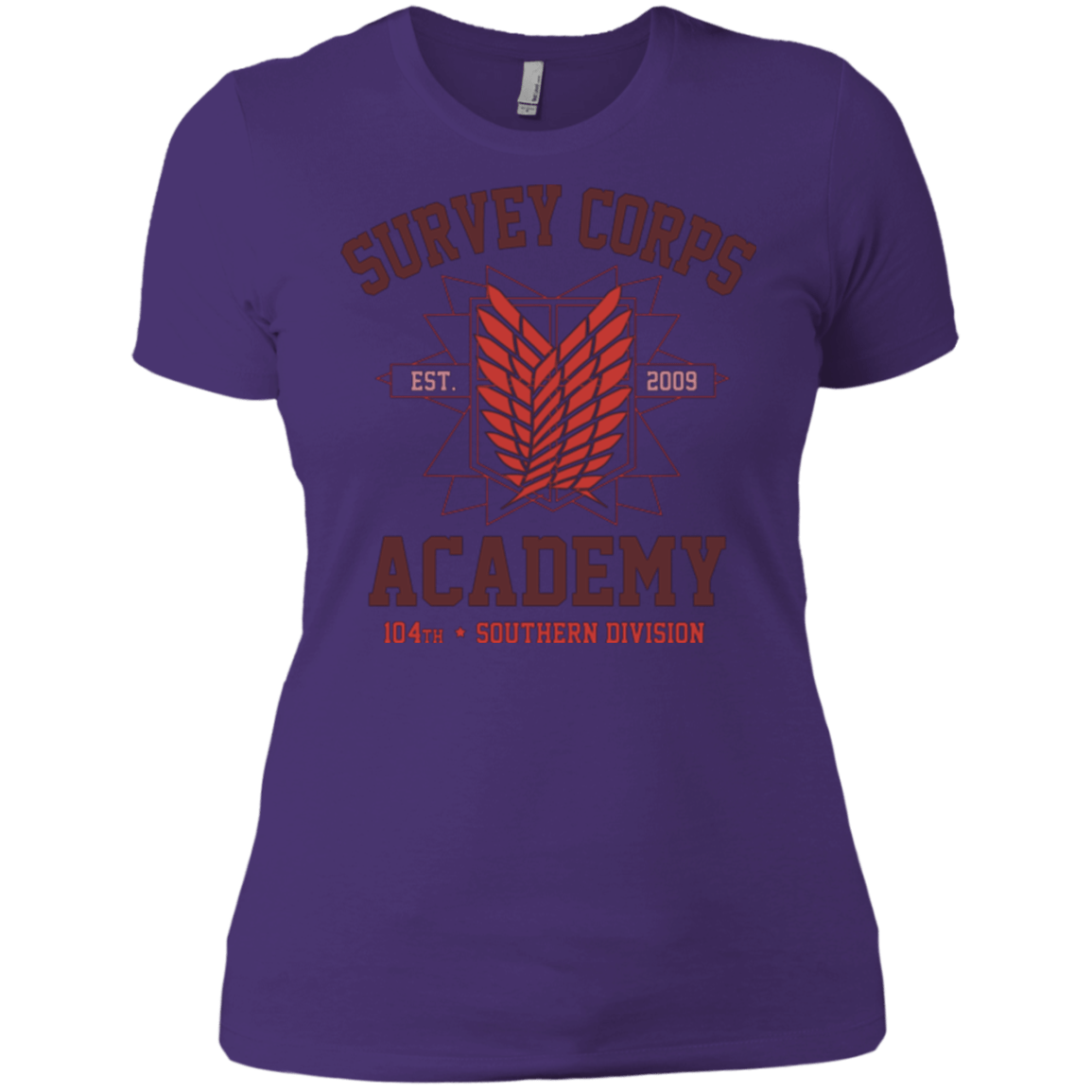 T-Shirts Purple / X-Small Survey Corps Academy Women's Premium T-Shirt