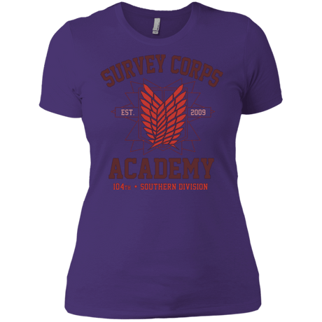 T-Shirts Purple / X-Small Survey Corps Academy Women's Premium T-Shirt