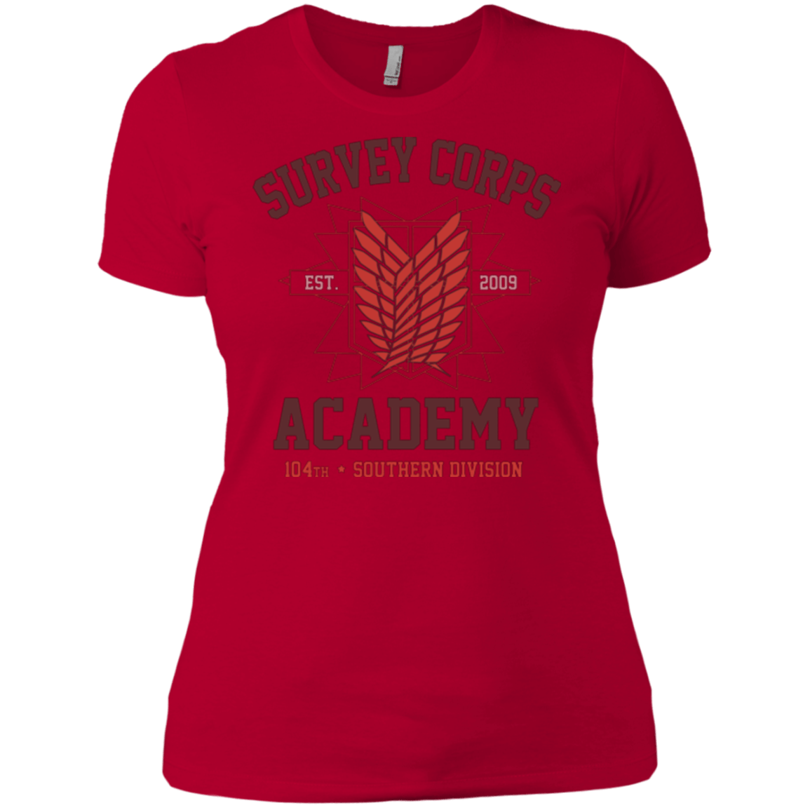 T-Shirts Red / X-Small Survey Corps Academy Women's Premium T-Shirt