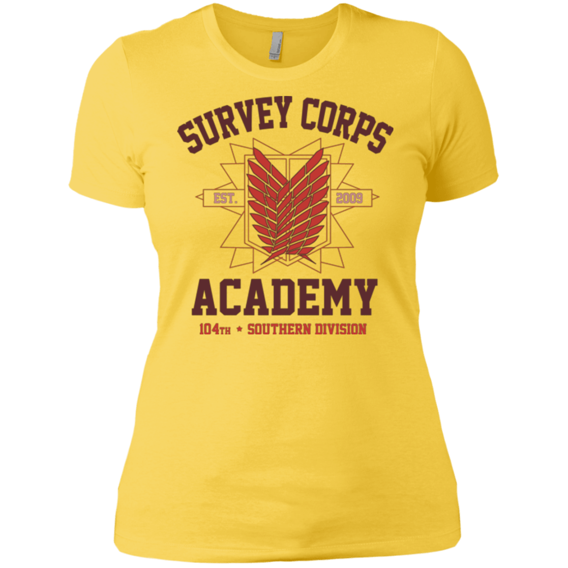 T-Shirts Vibrant Yellow / X-Small Survey Corps Academy Women's Premium T-Shirt