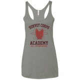 T-Shirts Venetian Grey / X-Small Survey Corps Academy Women's Triblend Racerback Tank