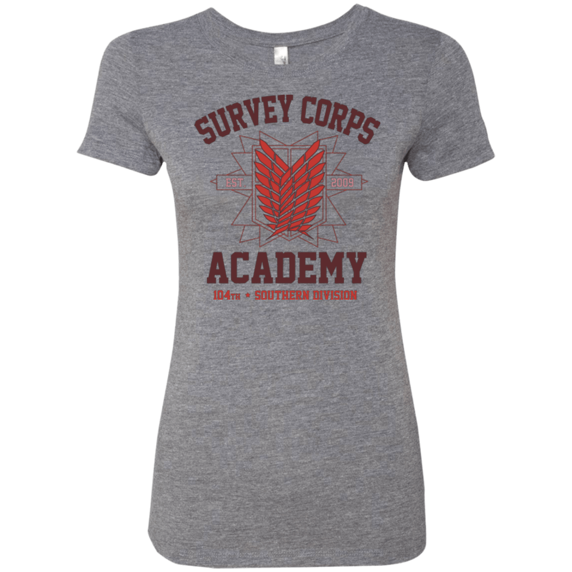 T-Shirts Premium Heather / Small Survey Corps Academy Women's Triblend T-Shirt