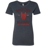 T-Shirts Vintage Navy / Small Survey Corps Academy Women's Triblend T-Shirt
