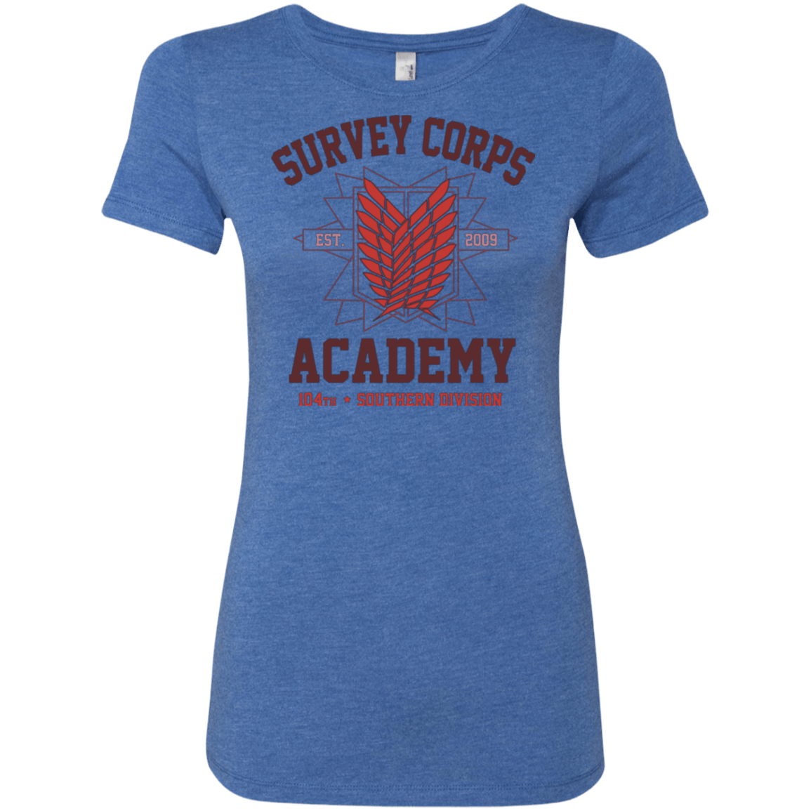 T-Shirts Vintage Royal / Small Survey Corps Academy Women's Triblend T-Shirt