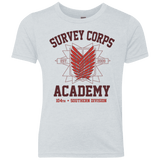 T-Shirts Heather White / YXS Survey Corps Academy Youth Triblend T-Shirt