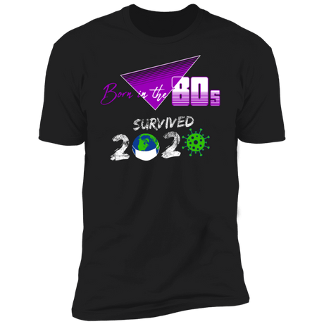 T-Shirts Black / X-Small Survived Since The 80s Men's Premium T-Shirt