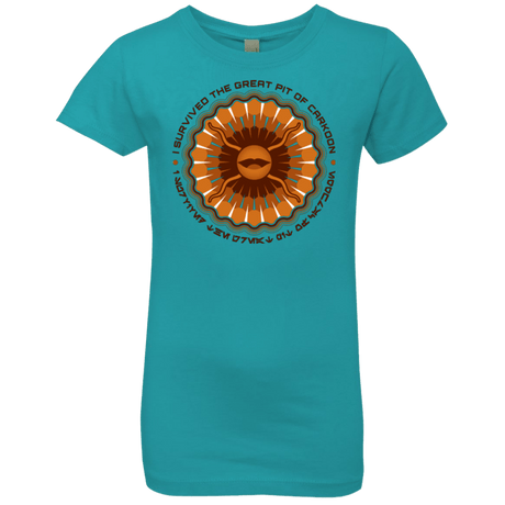 T-Shirts Tahiti Blue / YXS Surviving The Sarlacc Girls Premium T-Shirt