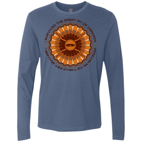 T-Shirts Indigo / Small Surviving The Sarlacc Men's Premium Long Sleeve