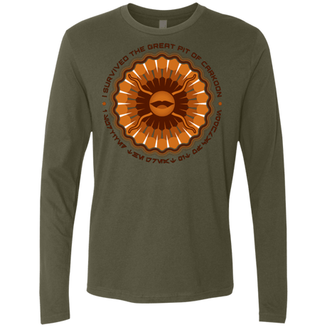 T-Shirts Military Green / Small Surviving The Sarlacc Men's Premium Long Sleeve