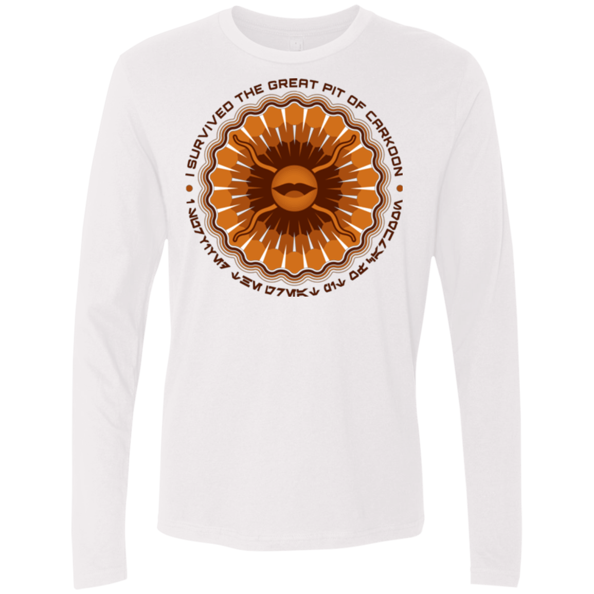 T-Shirts White / Small Surviving The Sarlacc Men's Premium Long Sleeve
