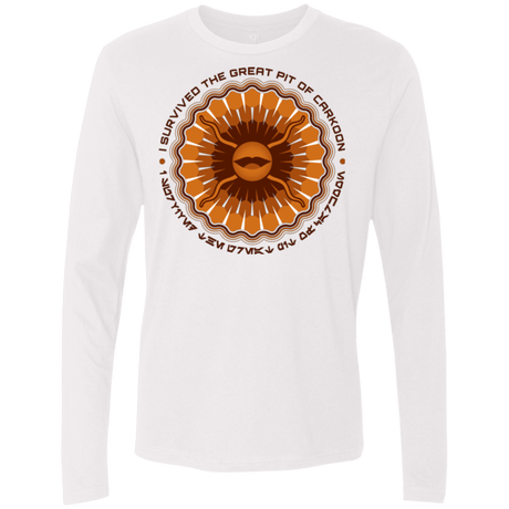 T-Shirts White / Small Surviving The Sarlacc Men's Premium Long Sleeve