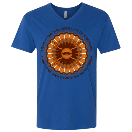 T-Shirts Royal / X-Small Surviving The Sarlacc Men's Premium V-Neck