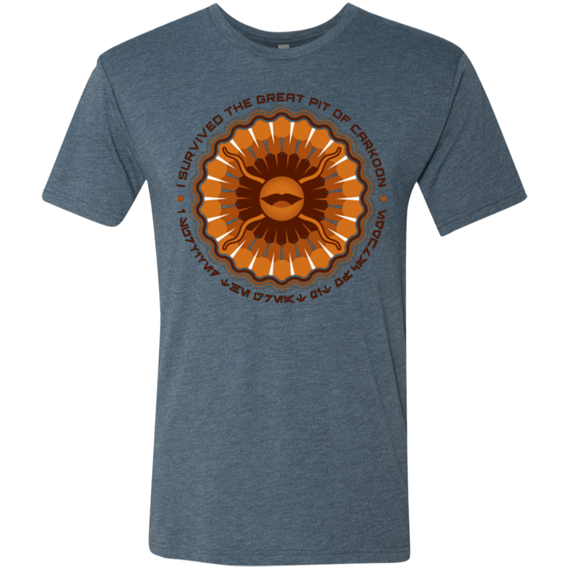 T-Shirts Indigo / Small Surviving The Sarlacc Men's Triblend T-Shirt