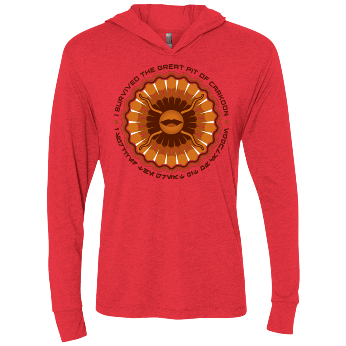 T-Shirts Vintage Red / X-Small Surviving The Sarlacc Triblend Long Sleeve Hoodie Tee