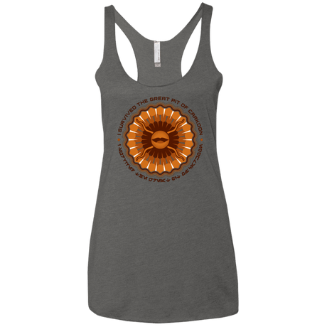 T-Shirts Premium Heather / X-Small Surviving The Sarlacc Women's Triblend Racerback Tank