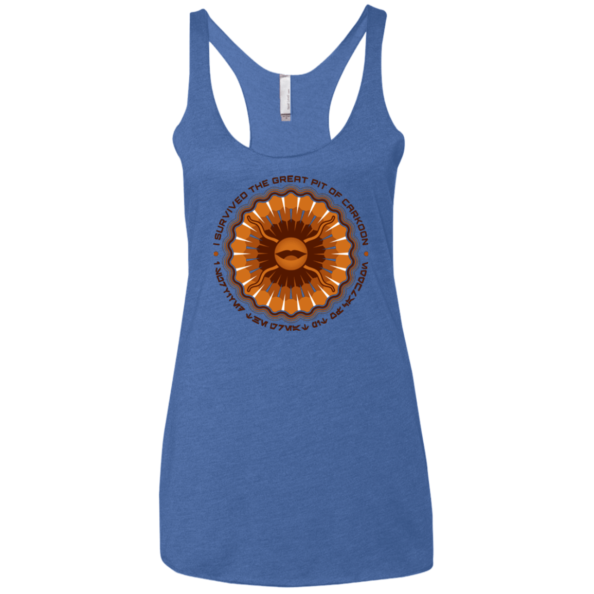 T-Shirts Vintage Royal / X-Small Surviving The Sarlacc Women's Triblend Racerback Tank