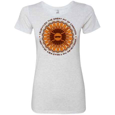 T-Shirts Heather White / Small Surviving The Sarlacc Women's Triblend T-Shirt