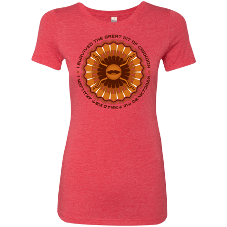 T-Shirts Vintage Red / Small Surviving The Sarlacc Women's Triblend T-Shirt
