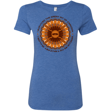 T-Shirts Vintage Royal / Small Surviving The Sarlacc Women's Triblend T-Shirt